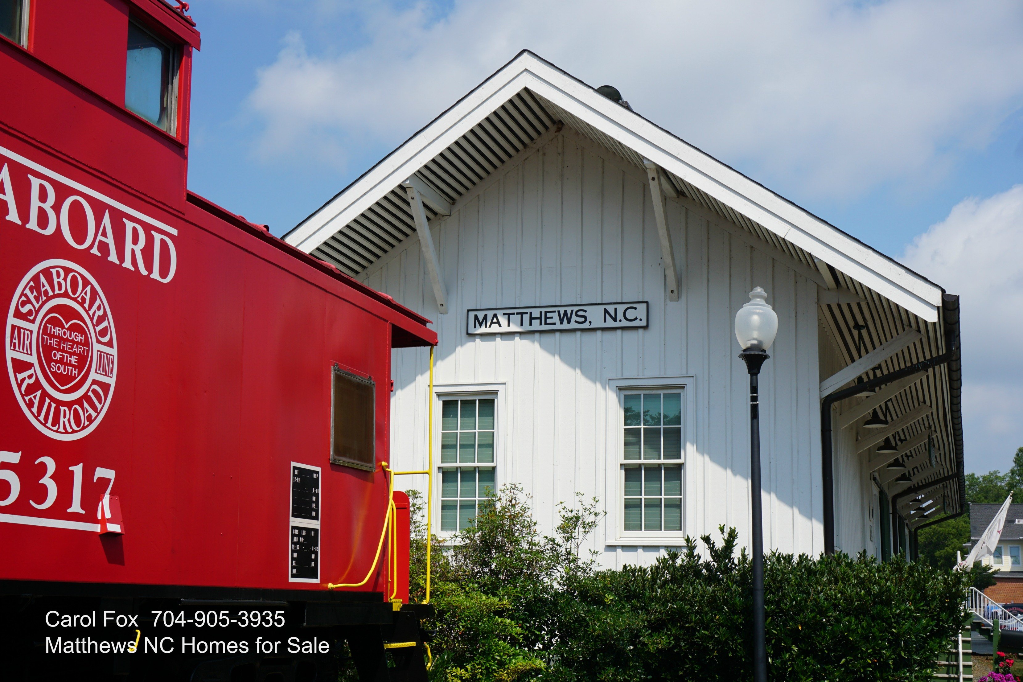 Renovated Train Station in Matthews NC